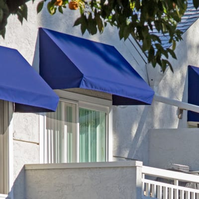 Metal awnings | Standing Seam Awnings | Goodwin-Cole