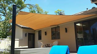 residential outdoor shade sail gallery 1